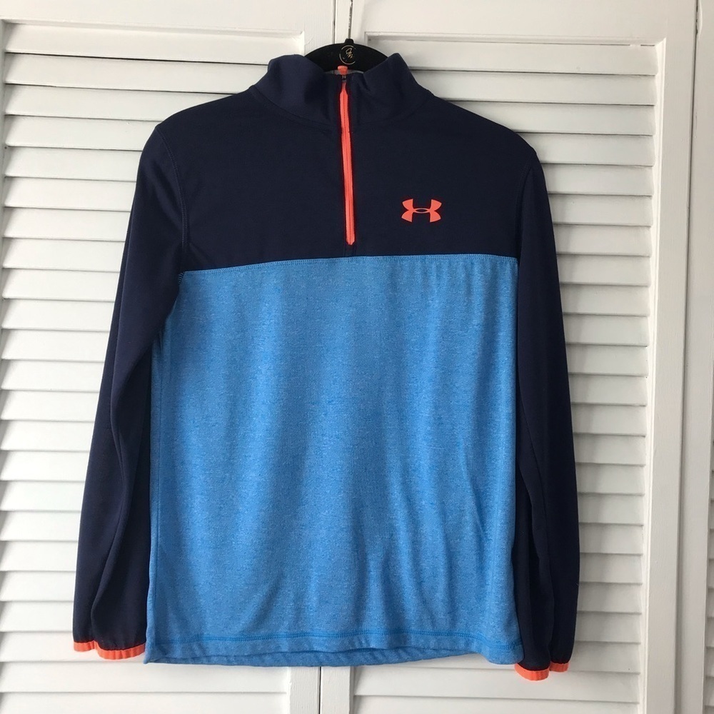 Under Armour Youth Blue Orange Sport Jacket